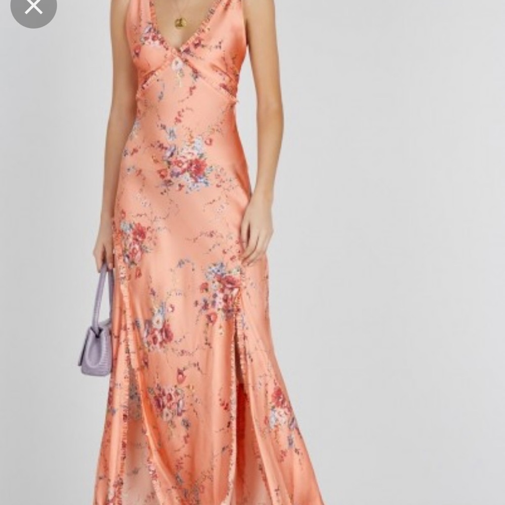 NWT Loveshackfancy Kendall Silk Dress